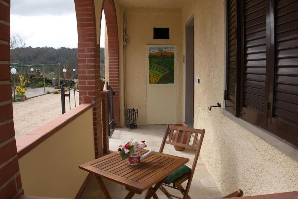 Casa Vacanze Podere San Giusto Volterra Esterno foto