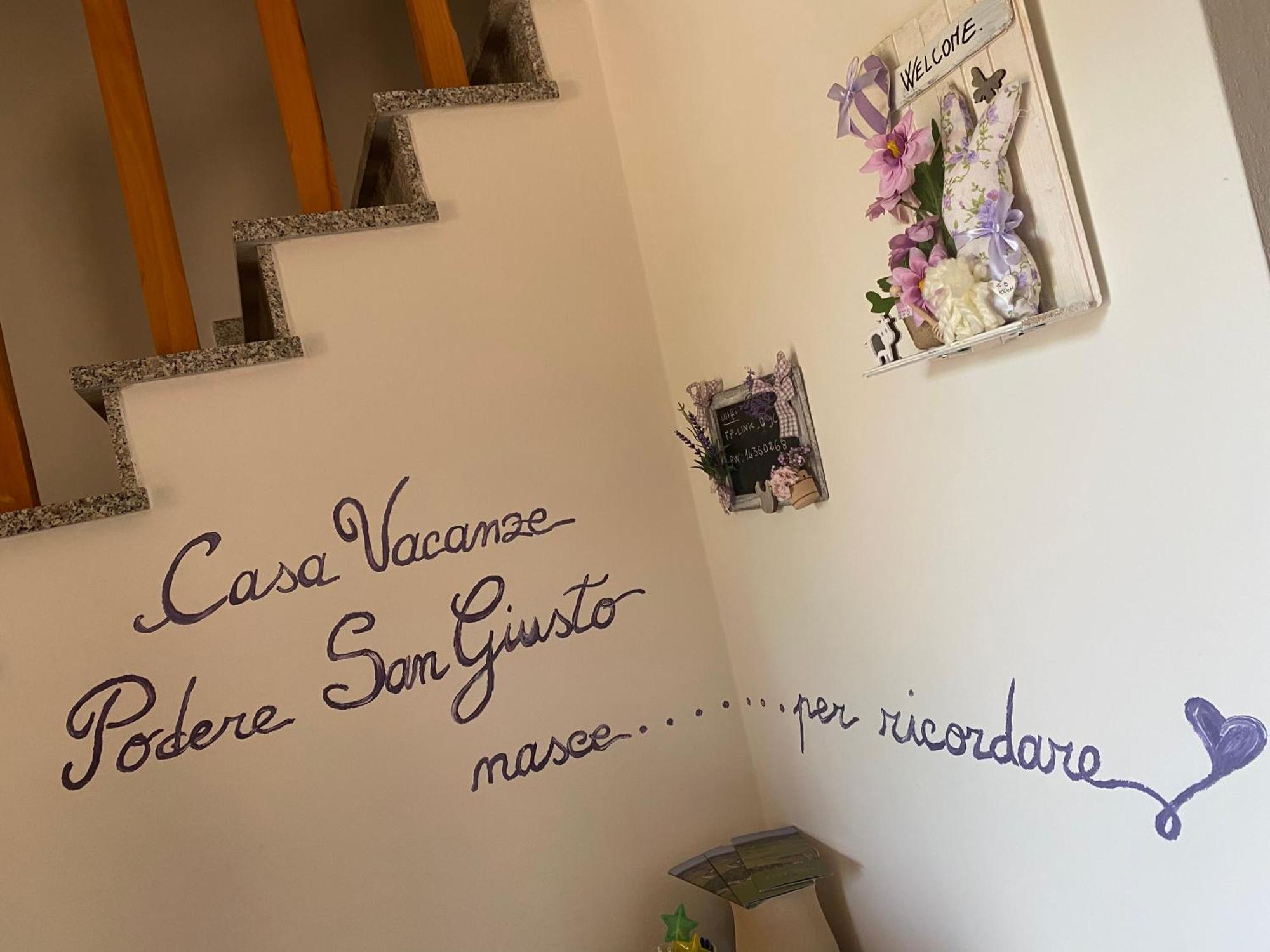 Casa Vacanze Podere San Giusto Volterra Esterno foto